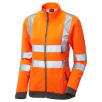 Leo Workwear Hollicombe Orange Womens Sweatshirt